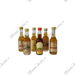 ASSORTIMENT DE MIGNONNETTES. RHUM.